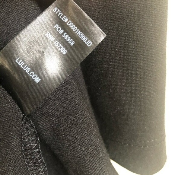 Lulus Black Open Cardigan Sweater Small - Picture 6 of 6